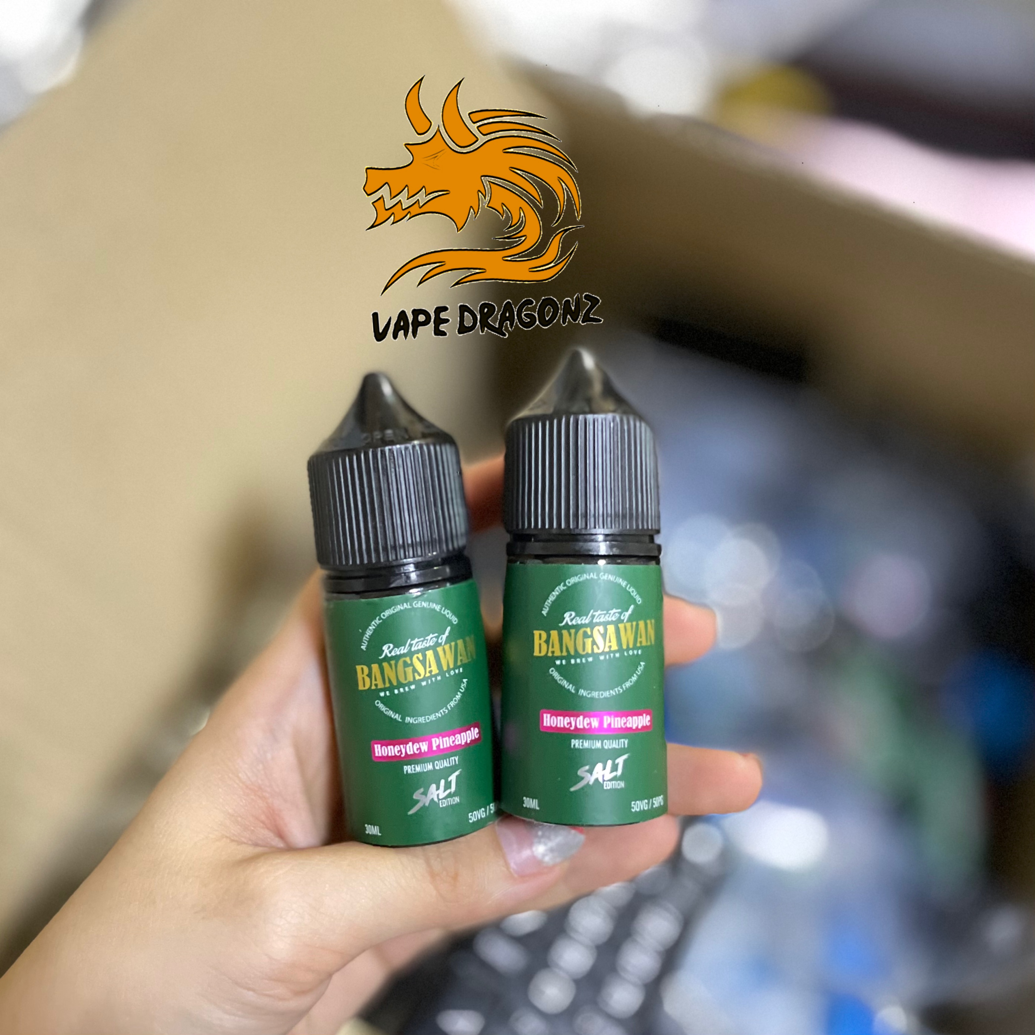 บังสวรรค์ฮันนี่ดิวสับปะรด ซอลนิค | Bangsawan Honeydew Pineapple Salt Nic