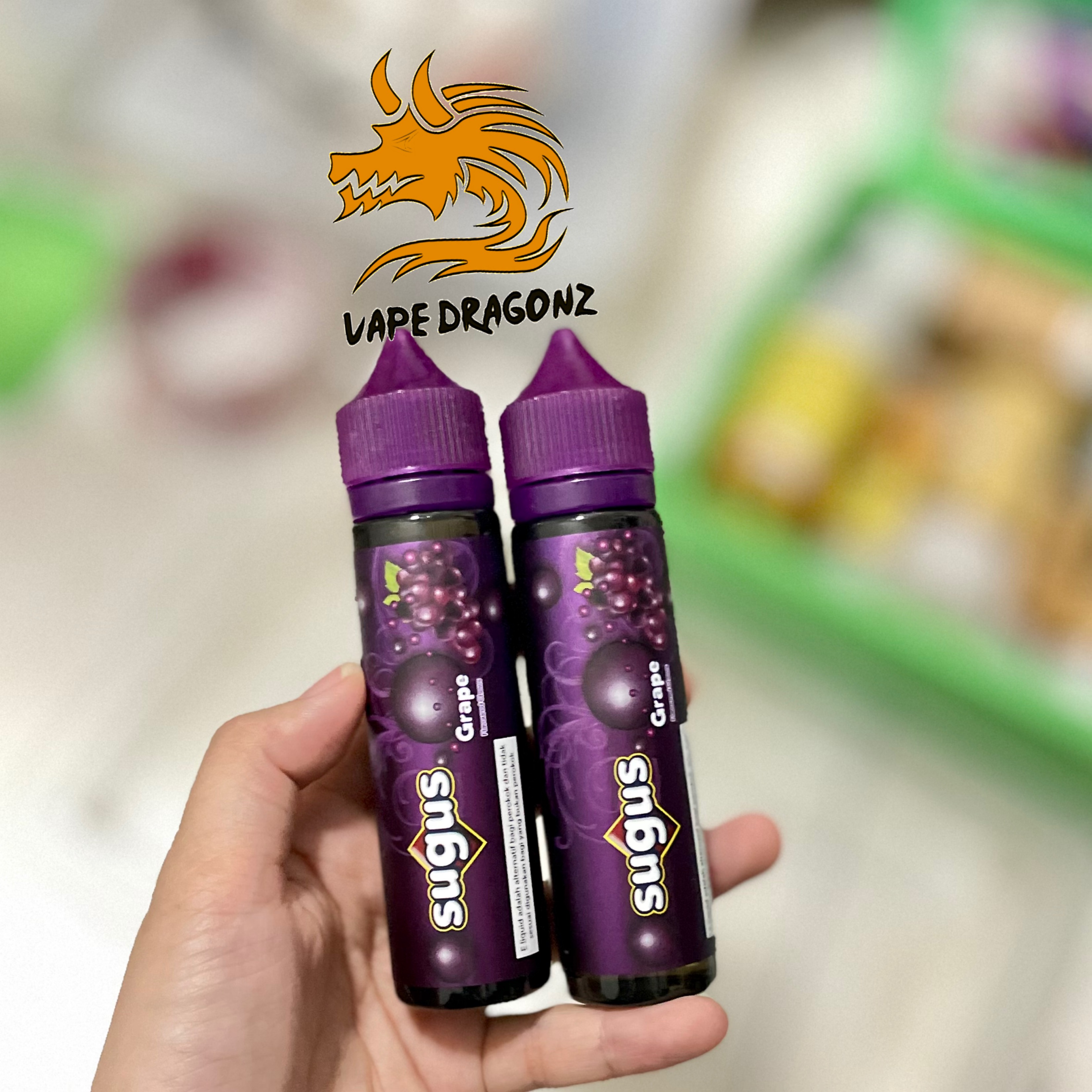 ซูกัสองุ่น Sugus Grape 60ml 