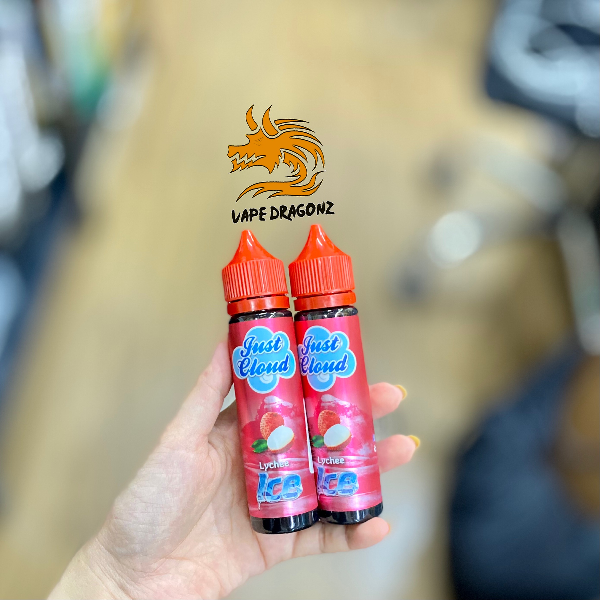  จัสคาวลิ้นจี่เย็น ฟรีเบส Just Cloud LYCHEE ICE 60 ml[เย็น]