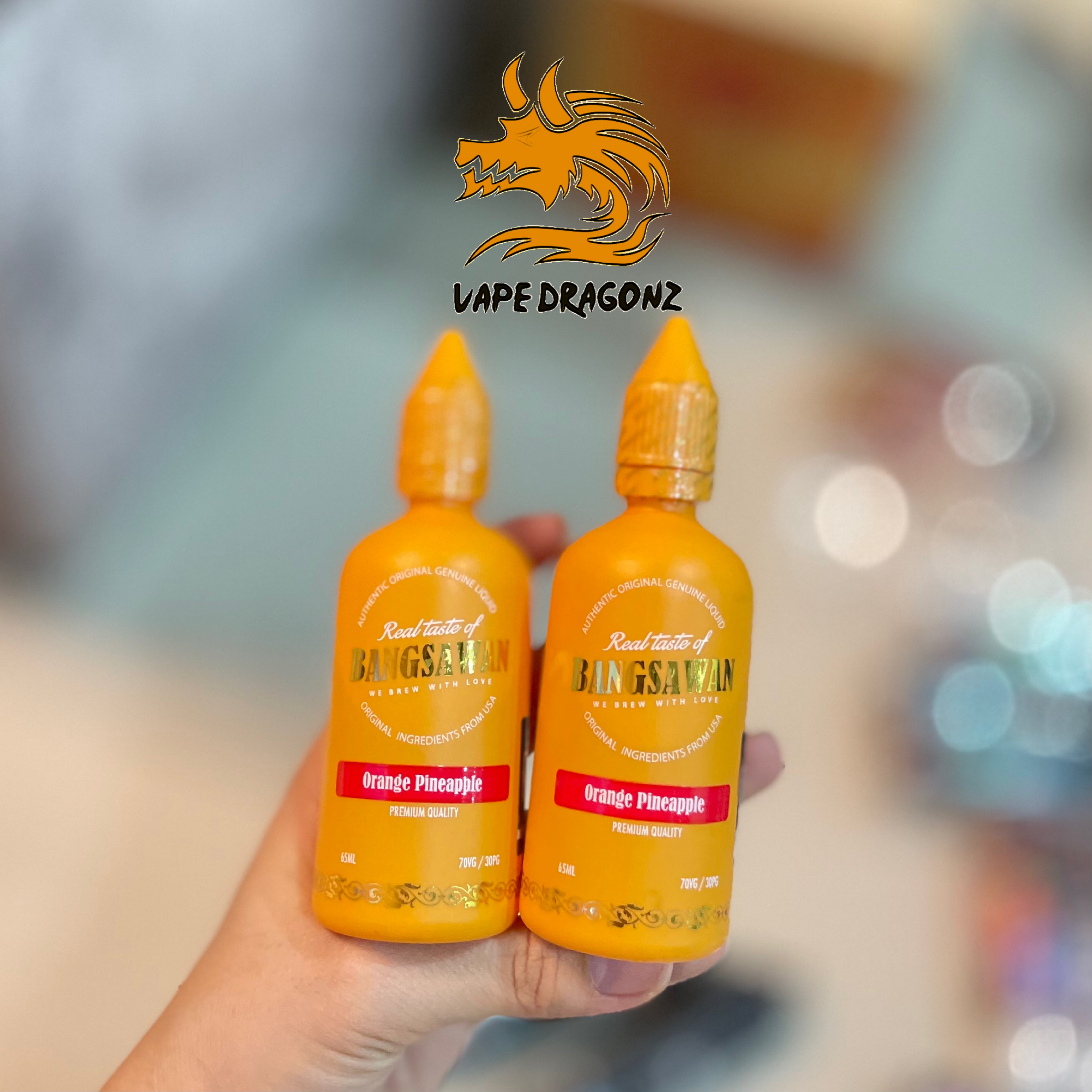 บังสวรรค์สีเหลือง ฟรีเบส | Bangsawan Orange Pineapple 65ml