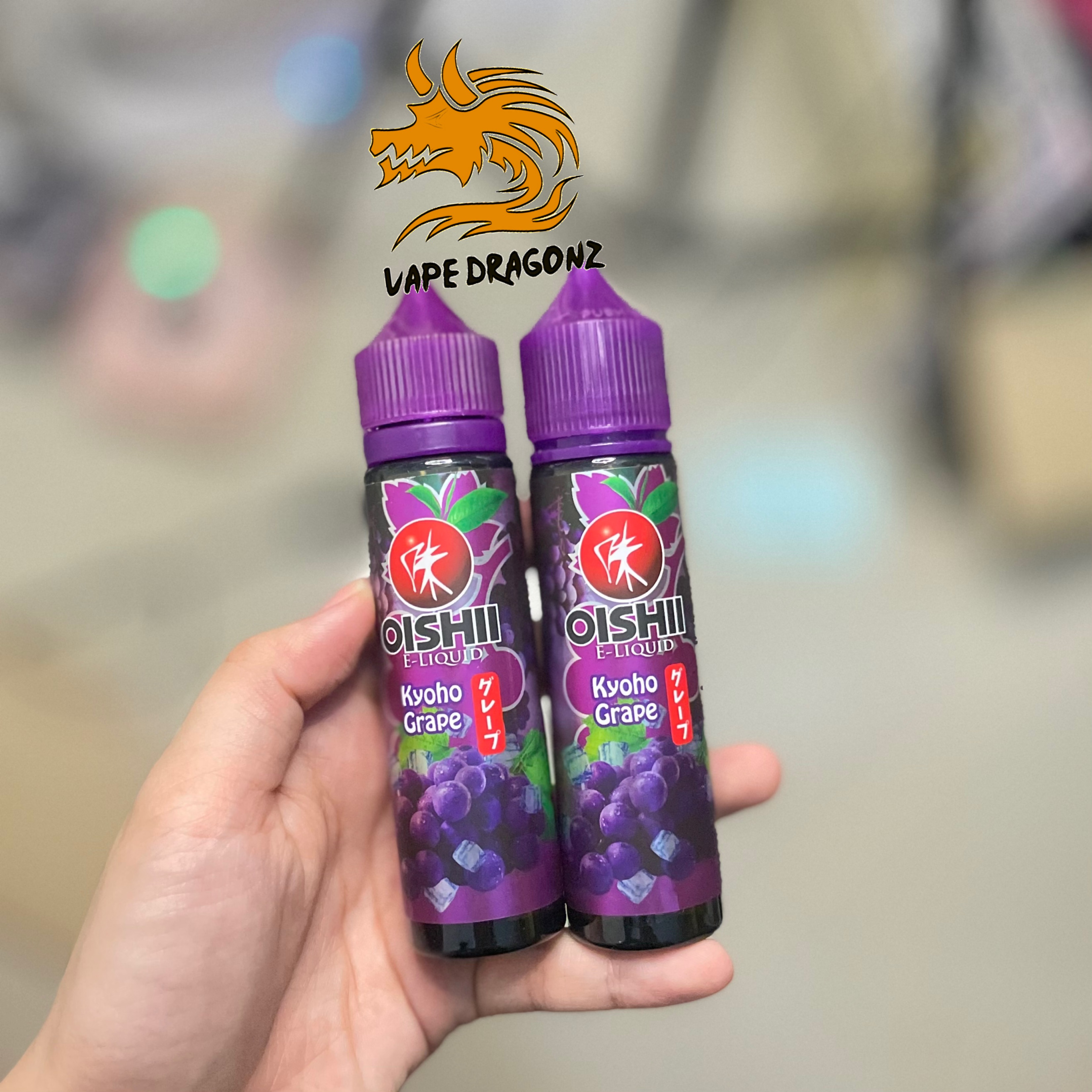 Oishi grape โออีชิองุ่น ฟรีเบส 60ml