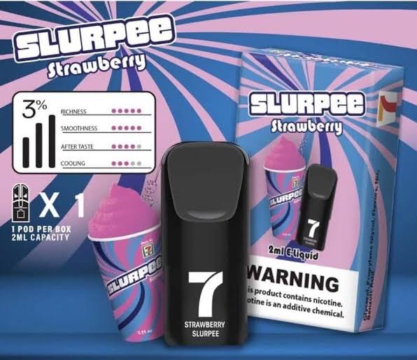 หัว7-11 RELX Infinity Slurpee Strawberry กลิ่นสเลอปี้ สตอเบอรี่