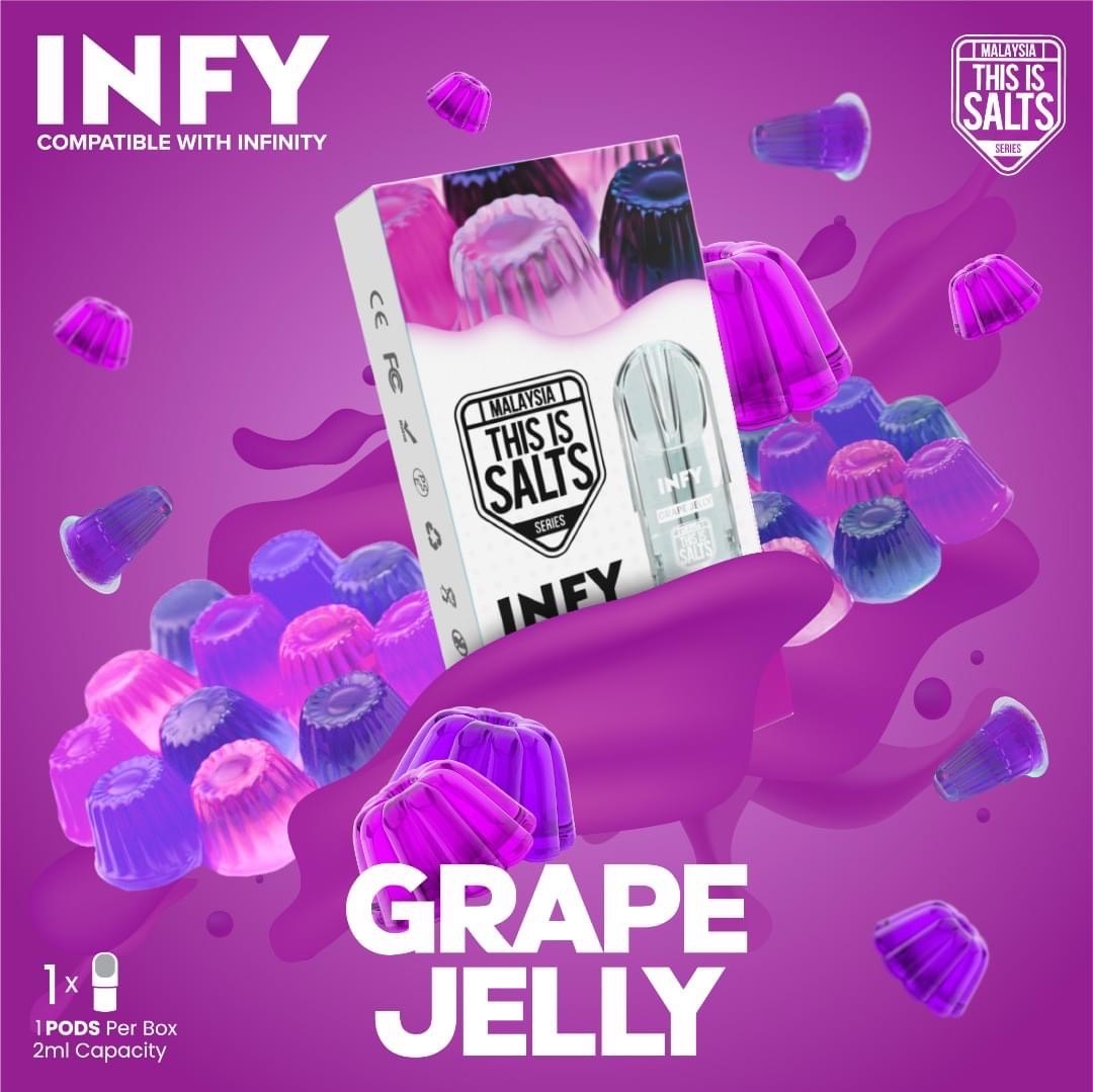 RELX Infinity กลิ่นเยลลี่องุ่น (GRAPE JELLY)