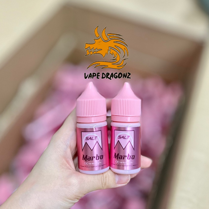   Marbo Strawberry Ice Saltnic มาโบชมพู กลิ่น สตอเบอรี่ไอซ์