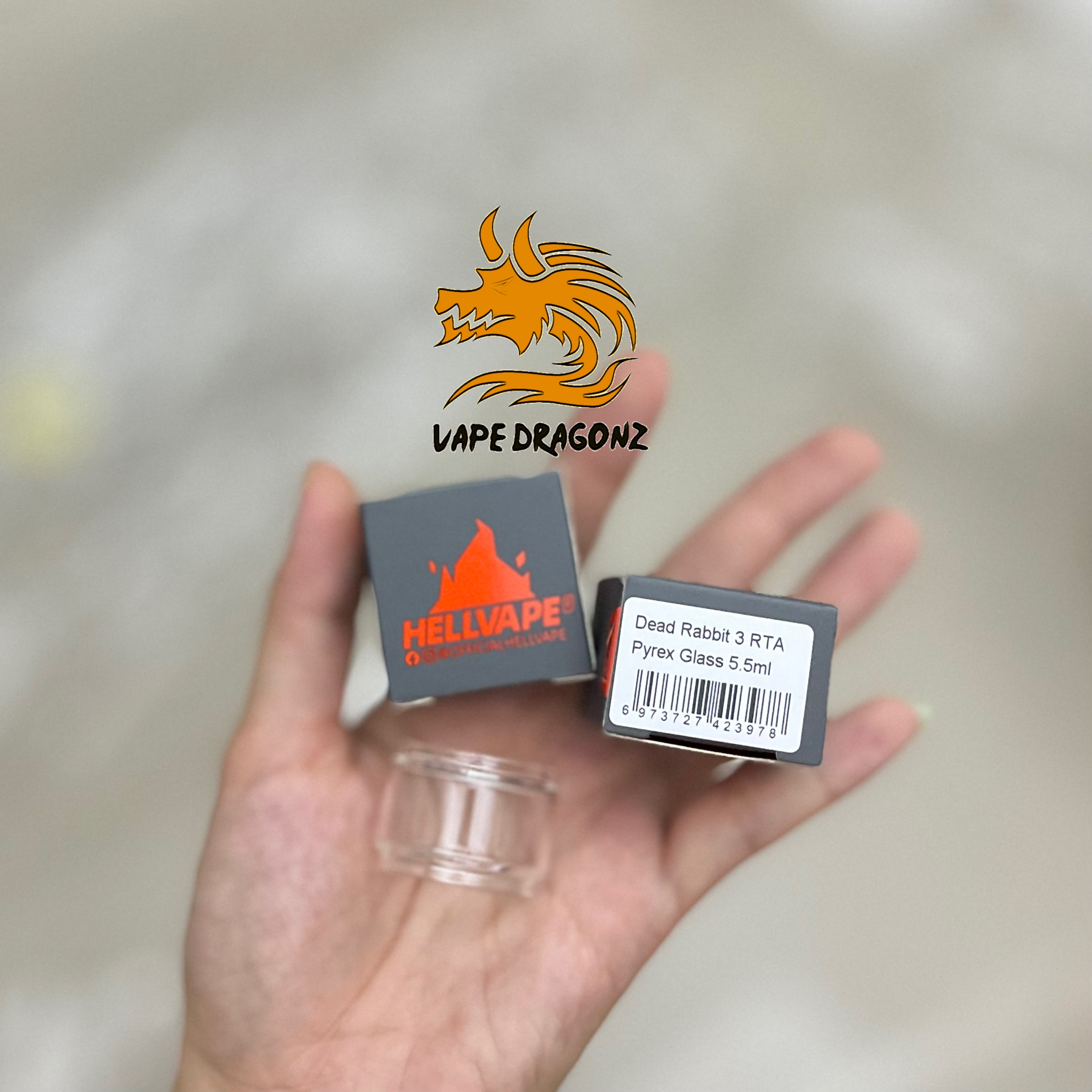 แก้วสำรอง DEAD RABBIT V3 RTA PYREX GLASS